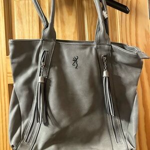Browning Gray Tote- concealed carry compartment